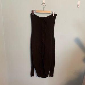 ALLSAINTS button down asymmetrical sweater